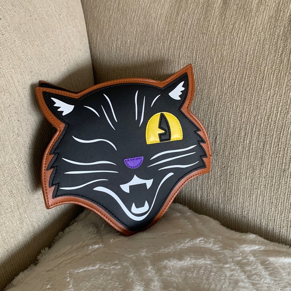 Halloween Black Cat Purse